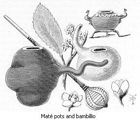 Maté pots and bambillio