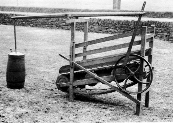Figure 14.--Dog-powered churn, 1881. (Catalog No. 140.)