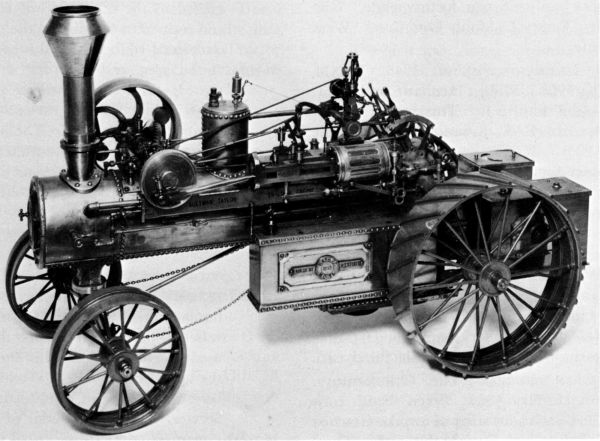 Figure 32.--Scale model of Aultman-Taylor steam tractor of 1892. (Catalog No. 384.)