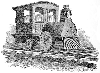 Edison's Menlo Park Electric Locomotive (1880).