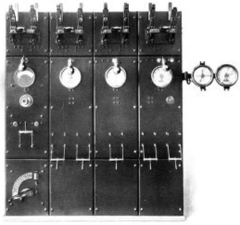 SWITCHBOARD FOR ALTERNATING CURRENT BLOCK SIGNAL CIRCUITS—IN SUB-STATION