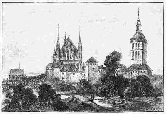FRAUENBURG, FROM AN OLD PRINT.