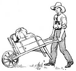 FIG. 99.—The wheelbarrow lightend labor.