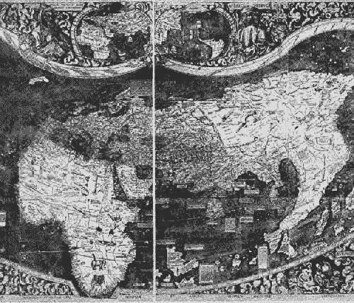 World Map of Martin Waldseemüller, 1507.