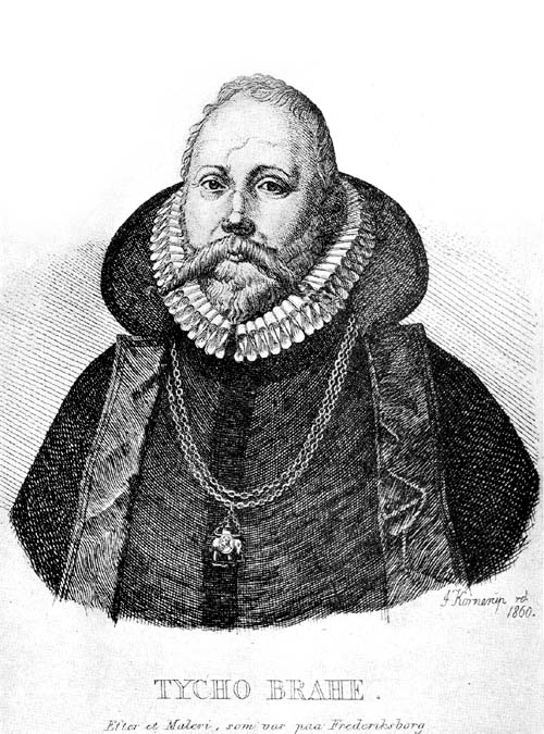 Portrait of Tycho Brahe.