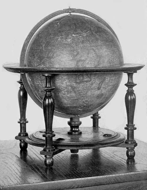 Terrestrial Globe of Peter Plancius, 1614.