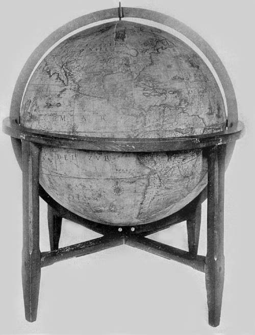 Terrestrial Globe of Mattheus Greuter, 1632.