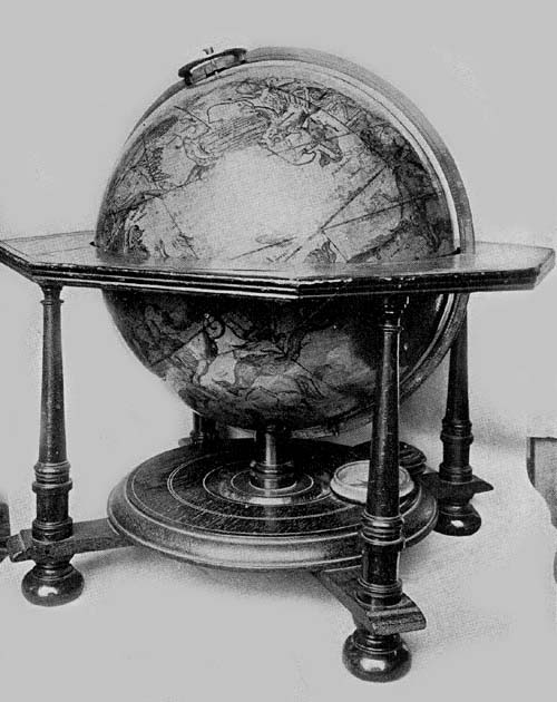 Celestial Globe of Johann Gabriel Doppelmayr, 1728.