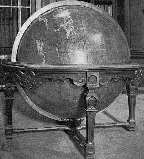Terrestrial Globe of Pietro Rosini, 1762.