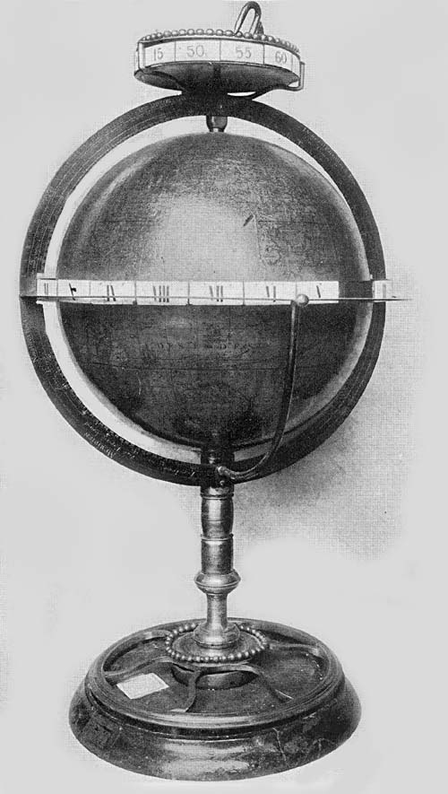 Globe of L. C. Desnos, 1782.