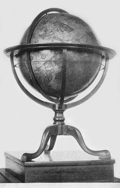 Terrestrial Globe of George Adams, 1782.