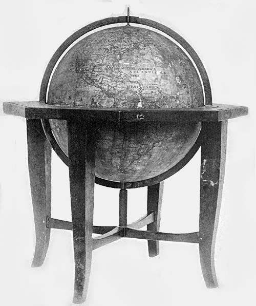 Anonymous Terrestrial Globe, ca. 1800.