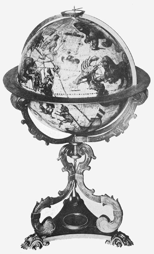 Celestial Globe of Jodocus Hondius, 1600.