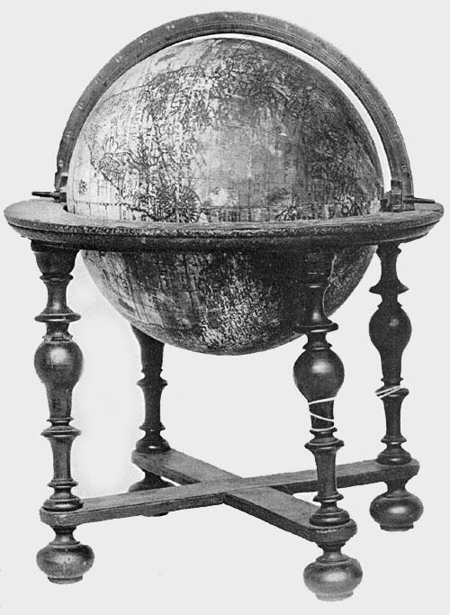 Terrestrial Globe of Willem Jansz. Blaeu, 1606.