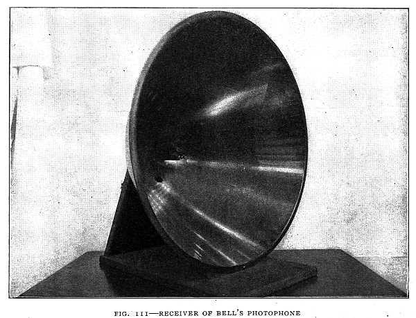 FIG. 111–RECEIVER OF BELL'S PHOTOPHONE