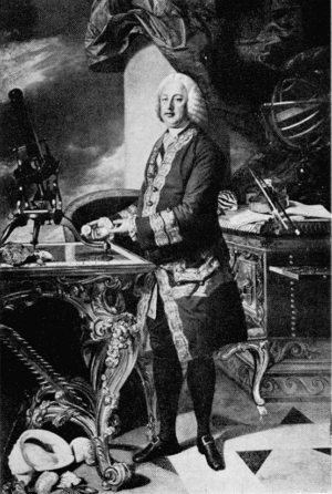 Figure 13.—Portrait of Francis I, Emperor of the Holy Roman Empire, to whom Father Borghesi's astronomical clock in the Museum of History and Technology appears to have been inscribed.