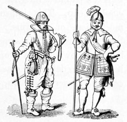 Musketeer and Pikeman of the Early Seventeenth Century
